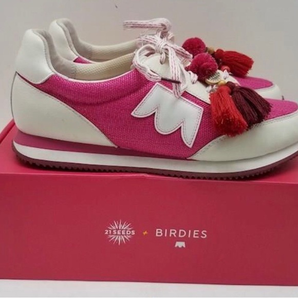 THE ROADRUNNER in Birdies x 21SEED 
Hibiscus Raffia size 10.5 with Box - Picture 3 of 9